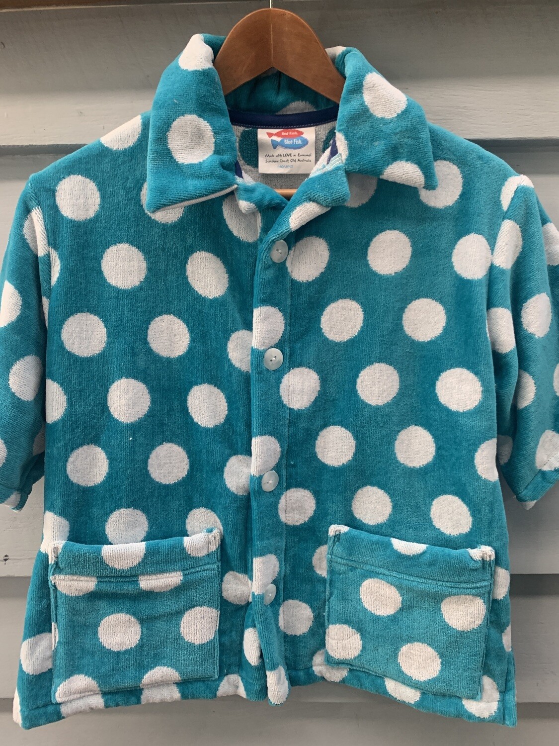 Teal Dotty Shirt GR