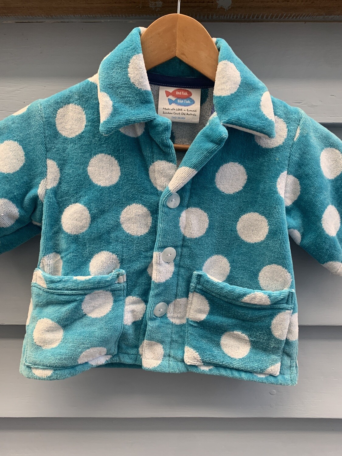 Teal Dotty Shirt TT