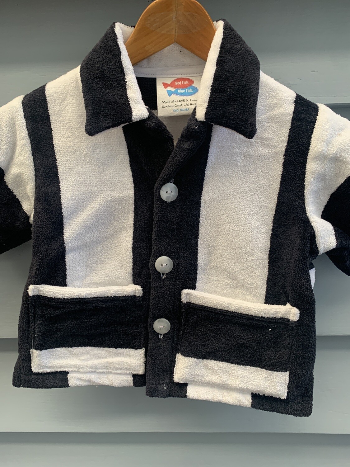 Black White Stripe Shirt TT