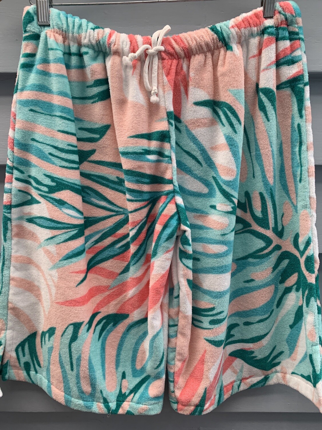 Pink Green Tropical Pants GU