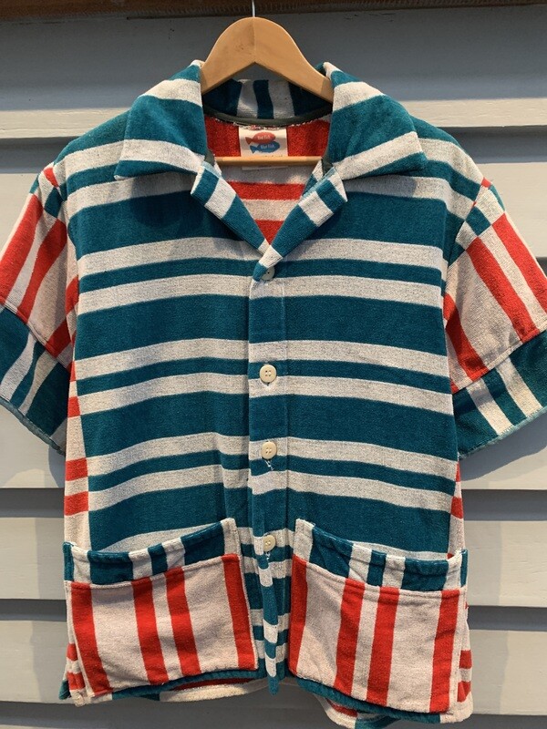 Red Blue Stripe Shirt GU