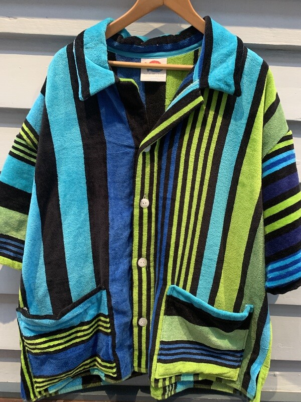 Blue Green Stripe Shirt GO