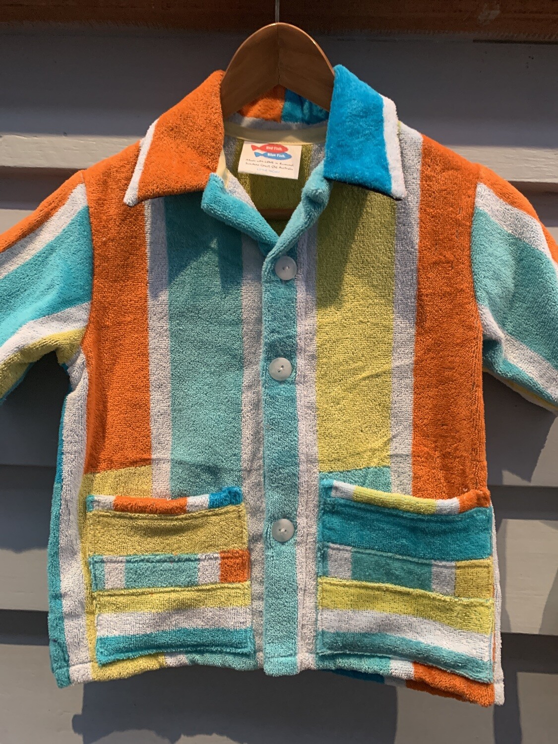 Blue Yellow Orange Funk Shirt LT