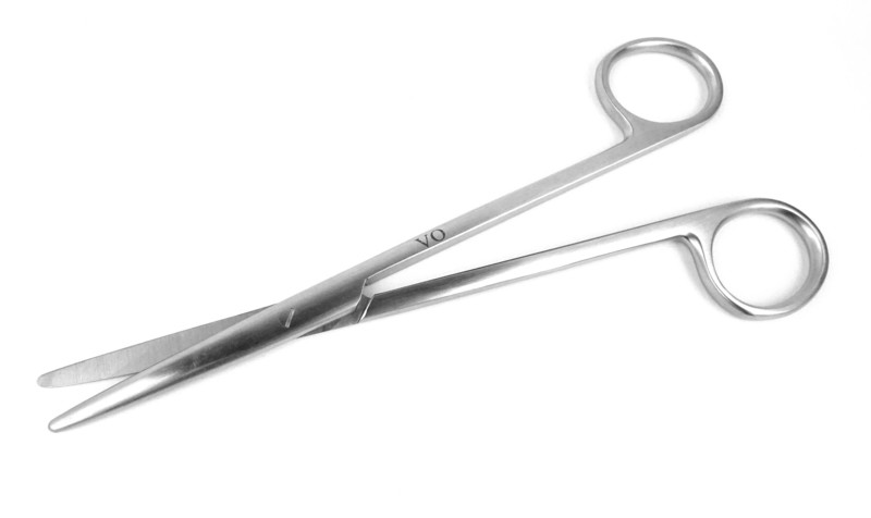 Metzenbaum straight scissors 7″, 180 mm