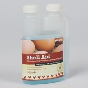 Biolink Shell aid 100ml - mineral feed supplement for poultry