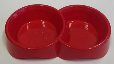 Trust Plastic Twin Bowl - various colours * Trust Plastic Twin Bowl - various colours *