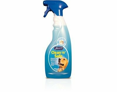 Johnson's Clean 'n' Safe Dog & Cat Trigger Spray 500ml* Clearance