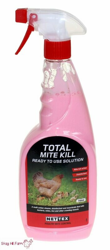 Nettex Total Mite Kill - Ready To Use 750ml* Nettex Total Mite Kill - Ready To Use 750ml*