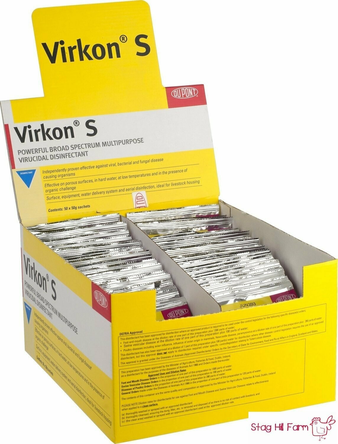 Virkon S disinfectant sachet, (Defra approved Avian Flu)*