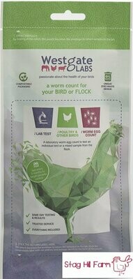 WESTGATE LABORATORIES WORM COUNT KIT FOR CHICKENS*
