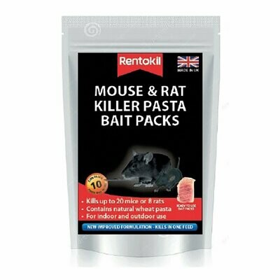 Rentokil Mouse and Rat Killer Pasta Bait - 10 pack*