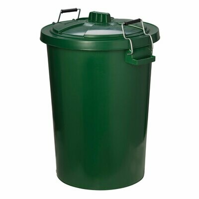 PROSTABLE DUSTBIN C/W LOCKING LID GREEN - 85 LT* COLLECTION & LOCAL DELIVERY ONLY
