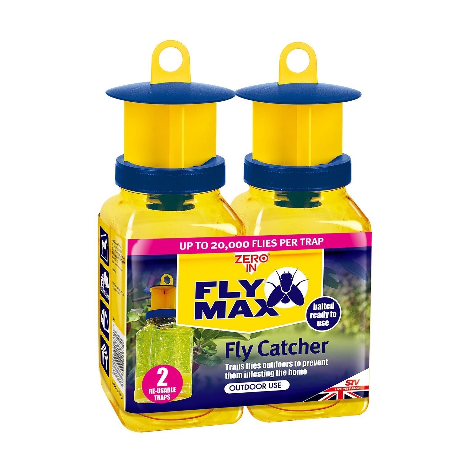 FLY MAX FLY CATCHER - 2 pack. Super effective fly attractant*