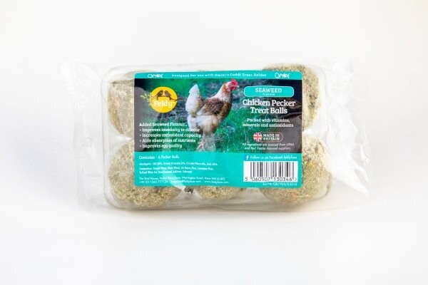 Feldy Chicken Pecker Balls - Seaweed 6 pack