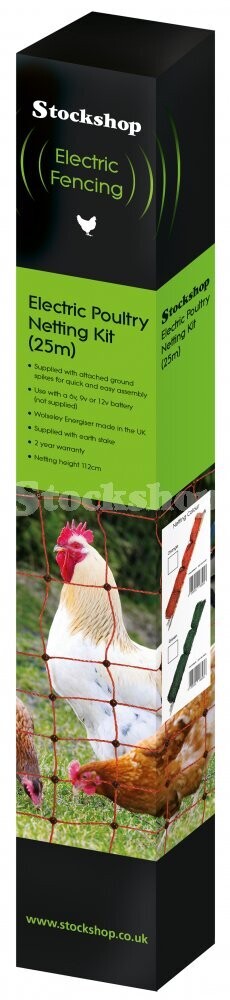 25M POULTRY FENCING KIT GREEN*