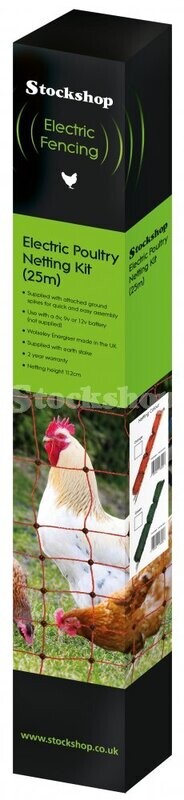 25M POULTRY FENCING KIT ORANGE* 25M POULTRY FENCING KIT ORANGE*