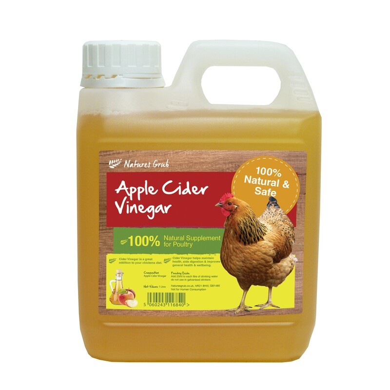 Natures Grub Apple Cider Vinegar 1ltr Natures Grub Apple Cider Vinegar 1ltr