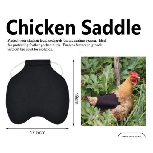POULTRY SADDLE "BLACK"