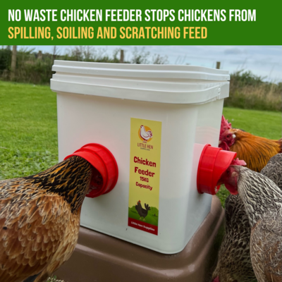 Little Hen Chicken Feeder – 15KG No Waste Poultry Feeder