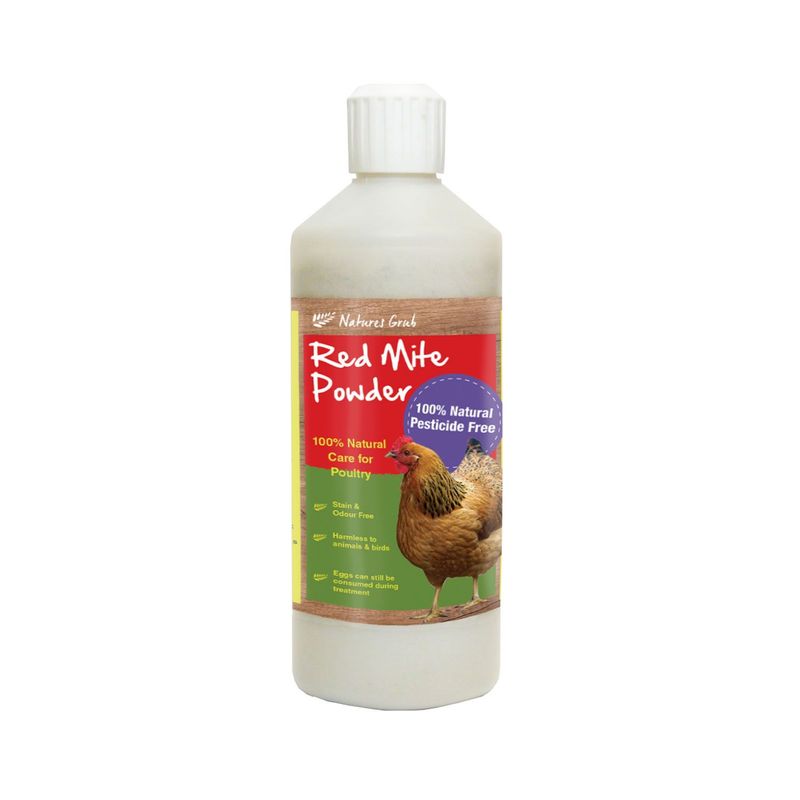 Natures Grub Red Mite Powder 500ml Natures Grub Red Mite Powder 500ml