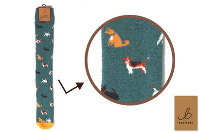 FUNKY WELLY SOCKS -   DOGGY DIVAS, SIZE 4-7