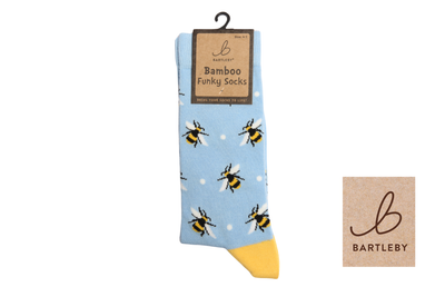 FUNKY BAMBOO SOCKS - BUMBLE BEES, SIZE 4-7 FUNKY BAMBOO SOCKS - BUMBLE BEES, SIZE 4-7