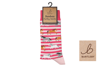 FUNKY BAMBOO SOCKS - GALLOPING HORSES, SIZE 6-11 FUNKY BAMBOO SOCKS - GALLOPING HORSES, SIZE 6-11