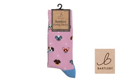 FUNKY BAMBOO SOCKS - PERFECT PUPPIES, SIZE 4-7 FUNKY BAMBOO SOCKS - PERFECT PUPPIES, SIZE 4-7