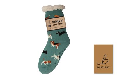 SHERPA SOCKS - DOGGY DIVA, SIZE 4-8 SHERPA SOCKS - DOGGY DIVA, SIZE 4-8