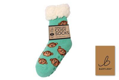 CHILDS SHERPA SOCKS -  MONKEY