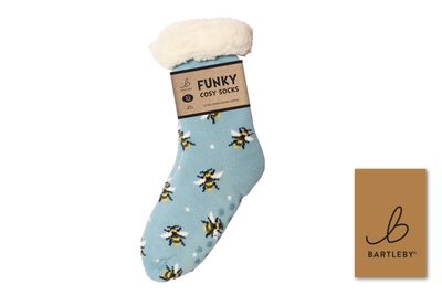 SHERPA SOCKS - BEES, SIZE 4-8