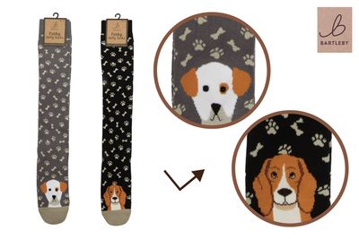 FUNKY WELLY SOCKS - PLAYFUL PUPPIES, SIZE 4-7 FUNKY WELLY SOCKS - PLAYFUL PUPPIES, SIZE 4-7