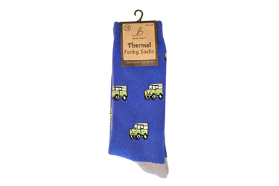 FUNKY THERMAL SOCKS - 4X4 VEHICLE, SIZE 6-11 FUNKY THERMAL SOCKS - 4X4 VEHICLE, SIZE 6-11