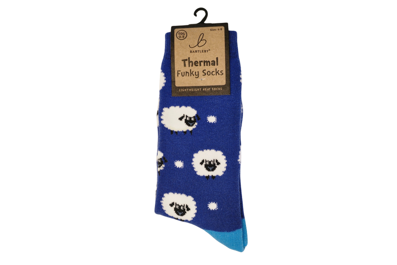 FUNKY THERMAL SOCKS - SHEEP, SIZE 4-8