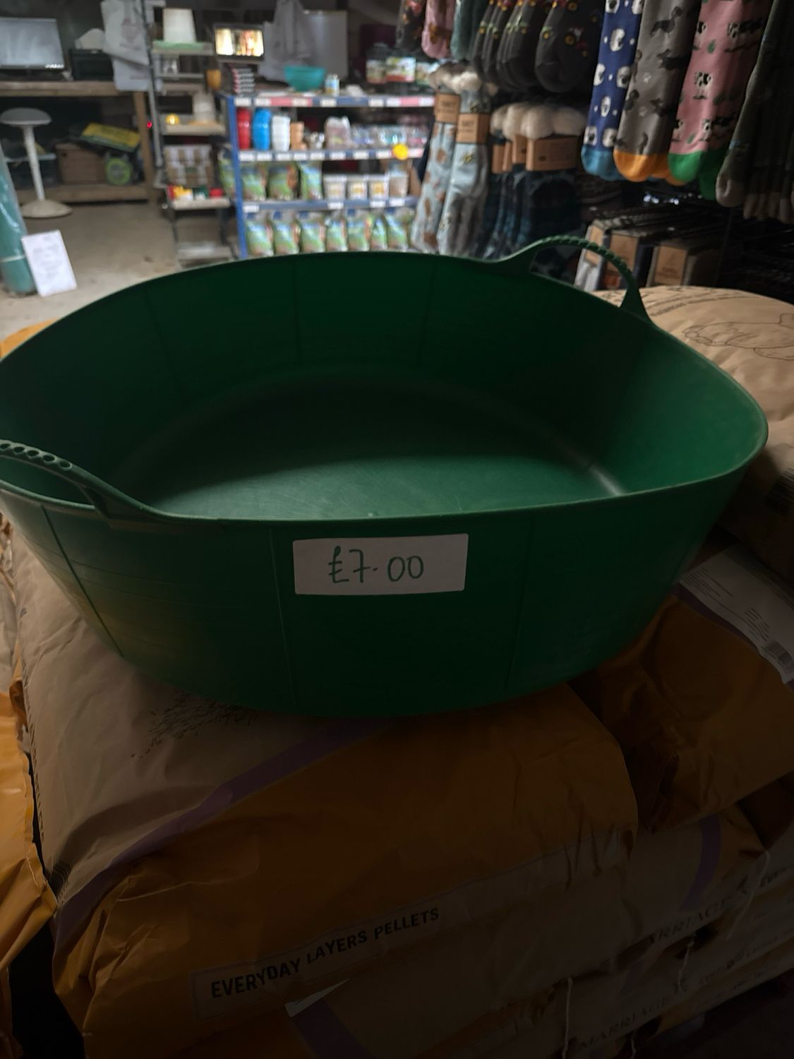 Gorilla Tub Shallow 35ltr - Green - COLLECTION ONLY