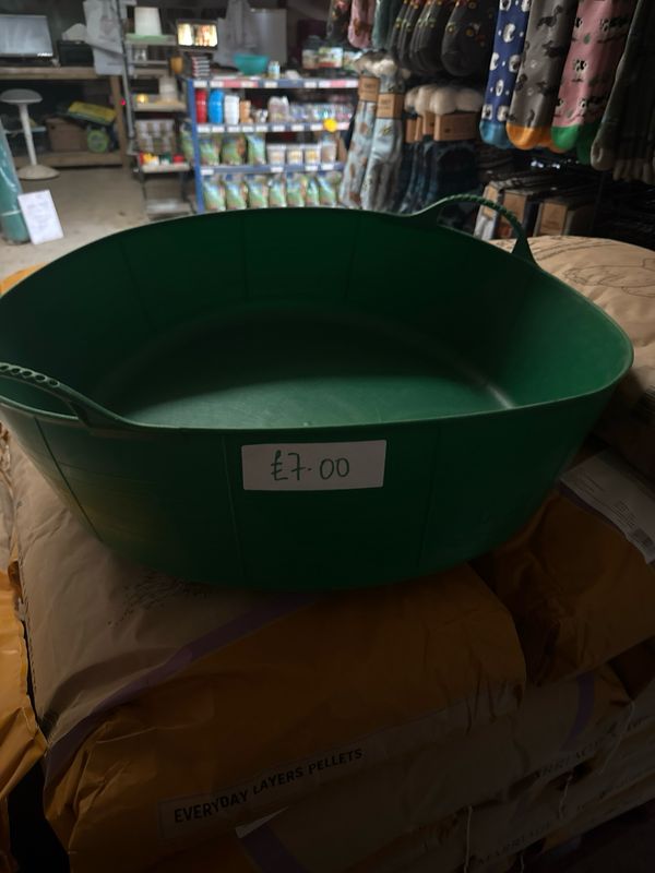 Gorilla Tub Shallow 35ltr - Green - COLLECTION ONLY