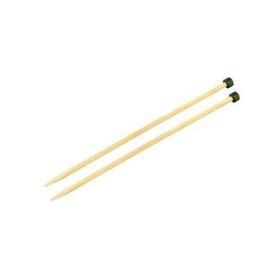 KnitPro Single Point Needles - Bamboo (30cm)