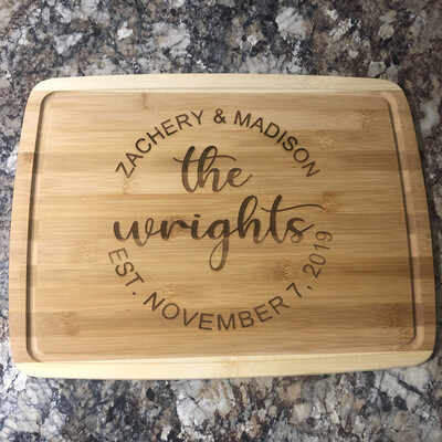 Wedding Cutting Board 