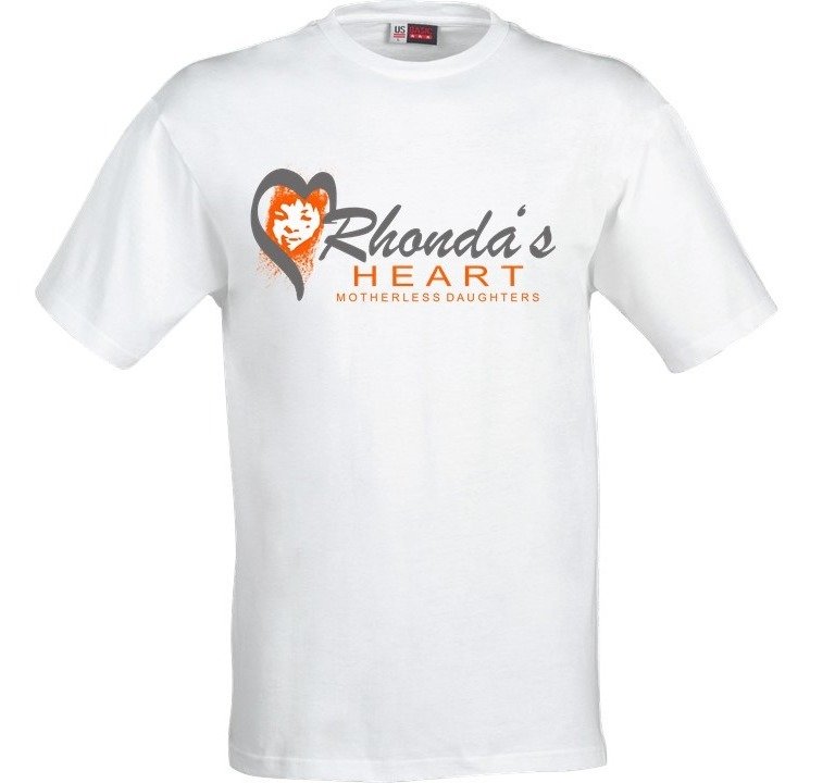 Rhonda's Heart Logo Shirt / White