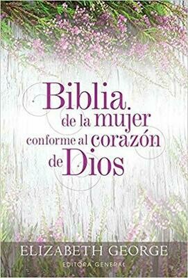 Biblia de la mujer conforme al corazón de Dios, Tapa Dura (Free Shipping)