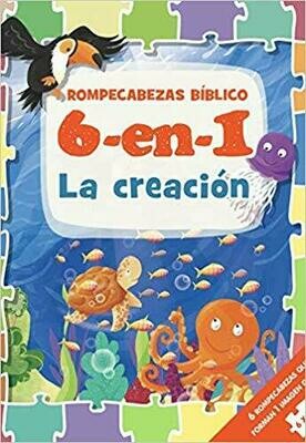 6 -en- 1 Biblia de niños RCB: La creación (Free Shipping)