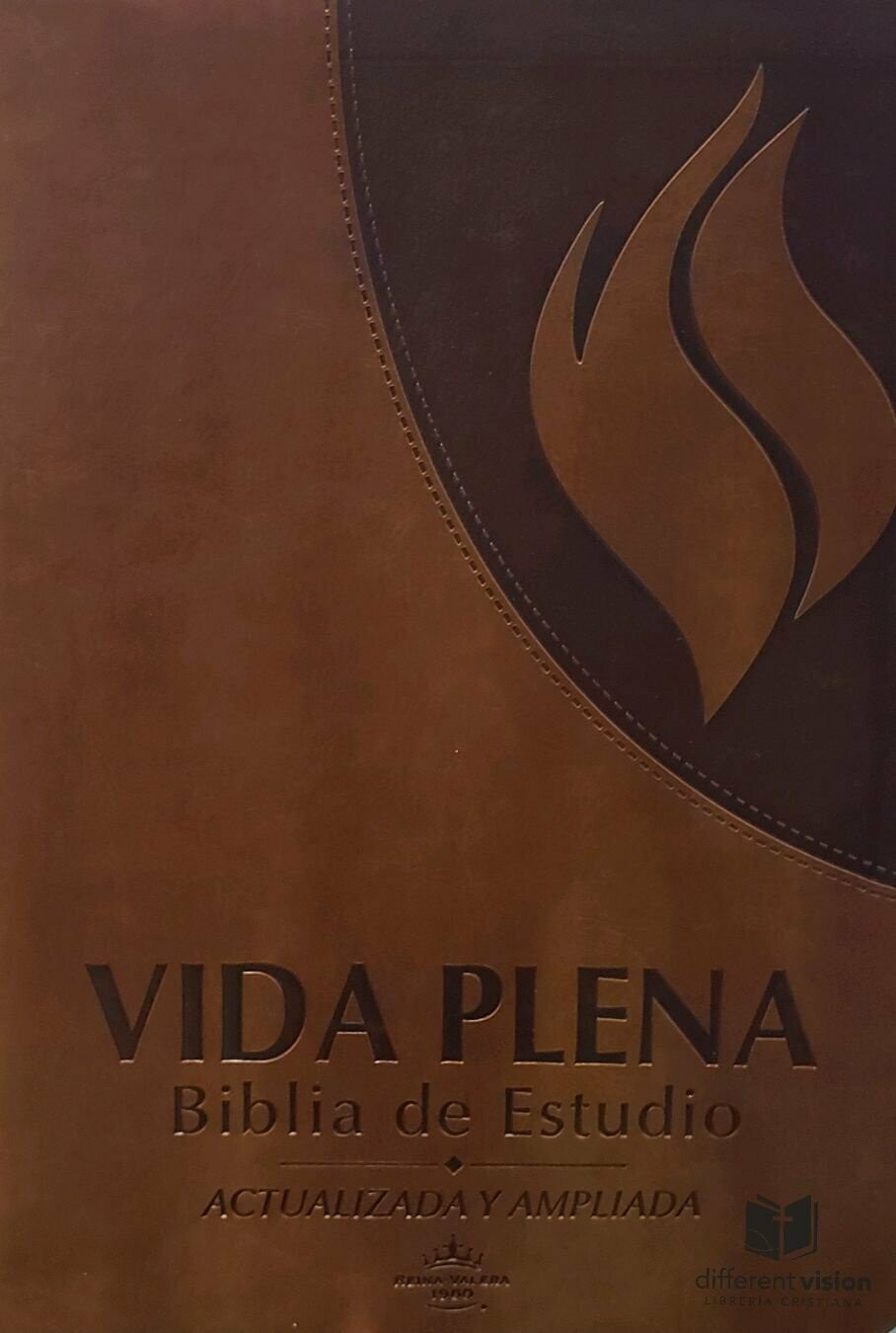 Vida Plena Biblia de Estudio - Actualizada Imitación Piel: Reina Valera 1960 (Free Shipping)