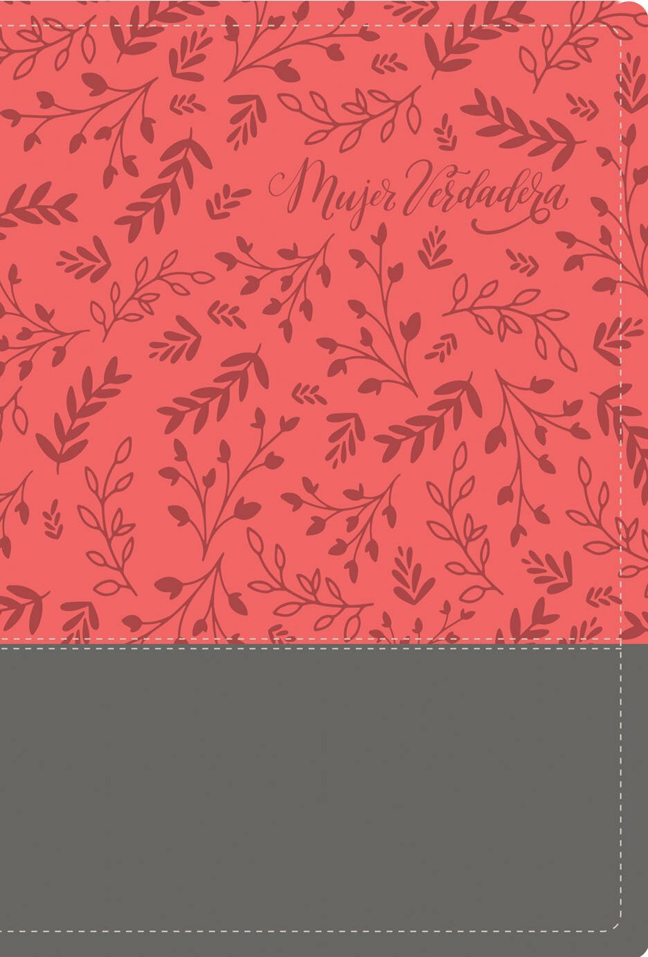 Biblia devocional Mujer Verdadera RVR60 - Duo-tono Coral (Free Shipping)