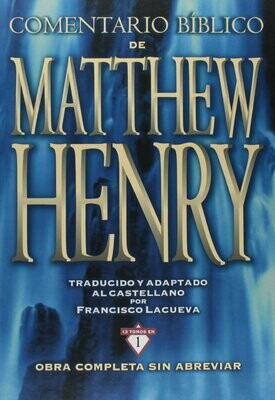 Comentario Bíblico Matthew Henry: Obra completa sin abreviar (Free Shipping)