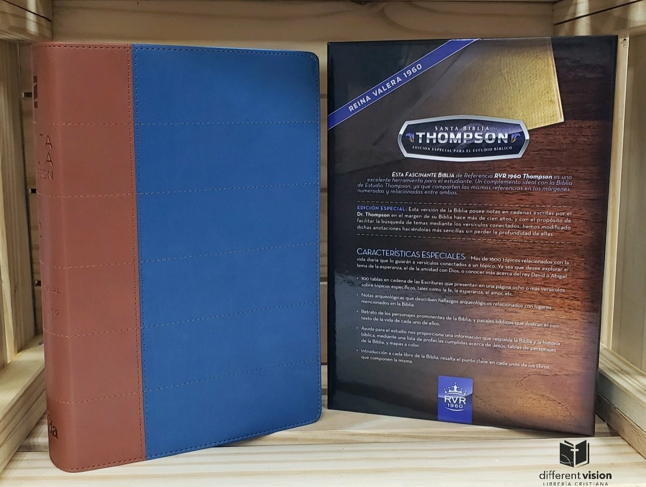 Biblia Thompson RVR60,Piel (Free Shipping)