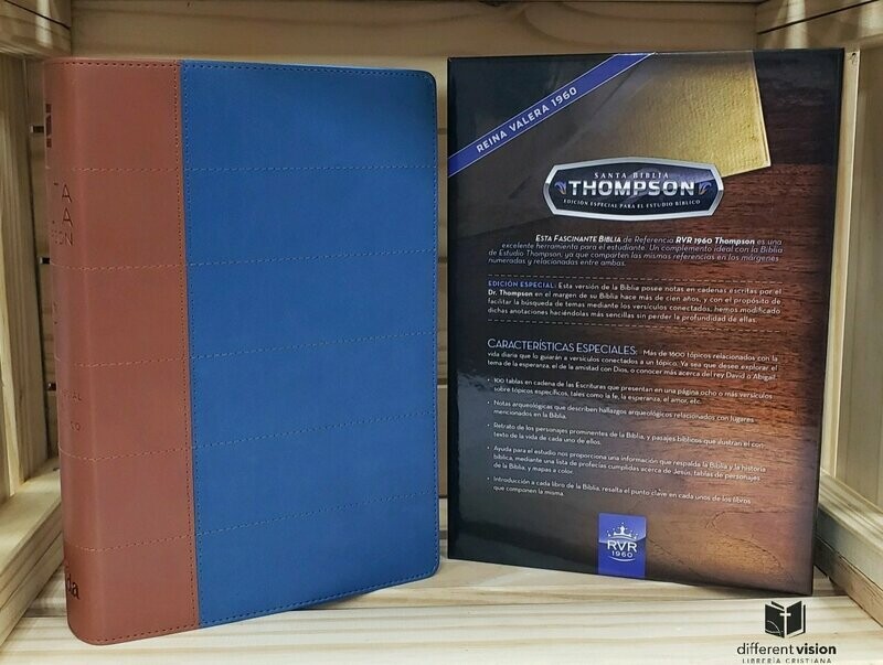 Biblia Thompson RVR60,Piel (Free Shipping)