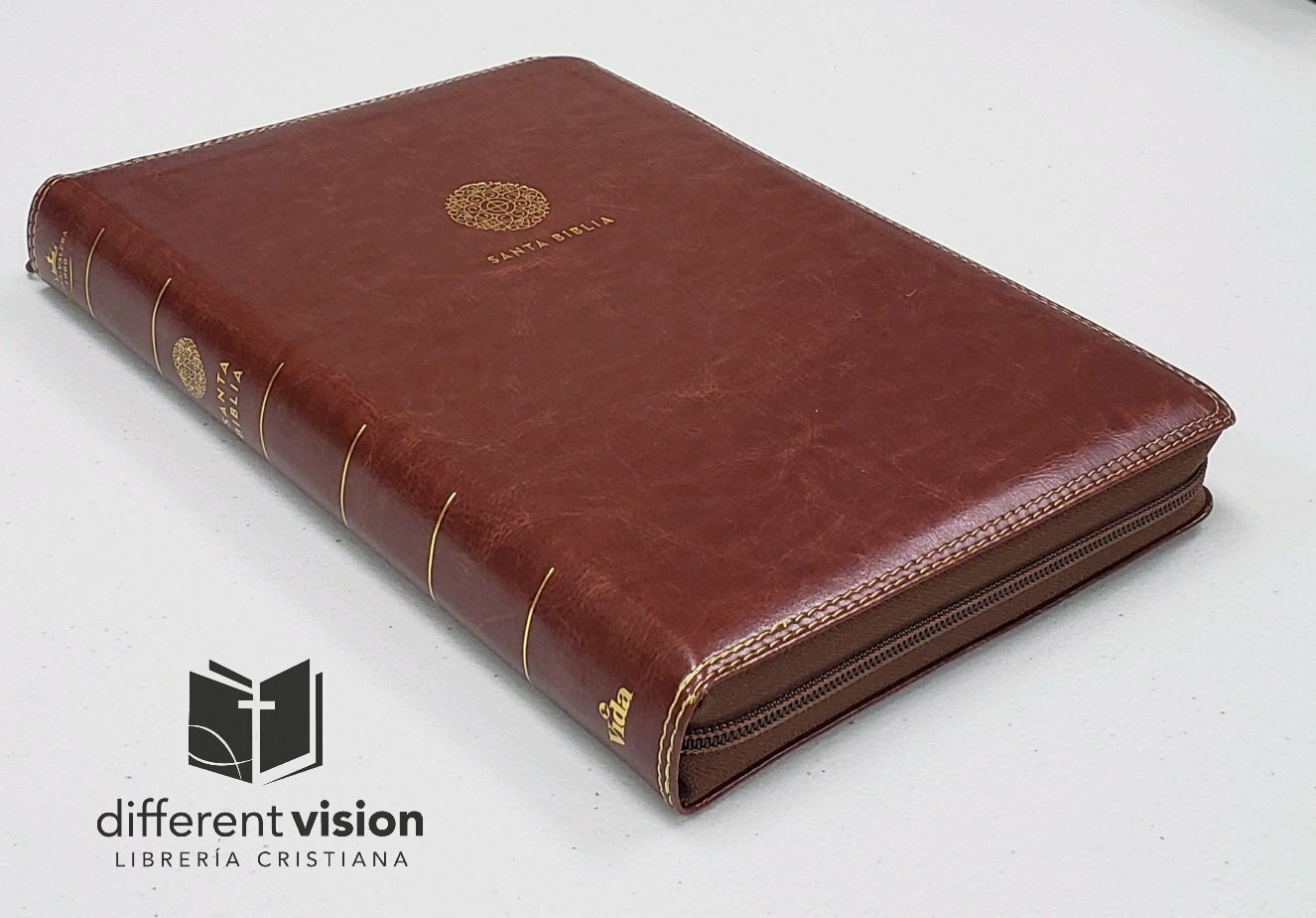 Biblia Letra Súper Gigante, Leathersoft C/Cierre RV60 (Free Shipping)