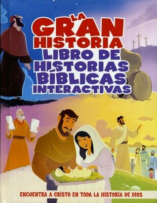 La Gran Historia: Libro Interactivo de Relatos Bíblicos (Free Shipping)