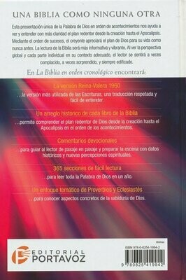 Biblia en orden cronológico (Free Shipping)