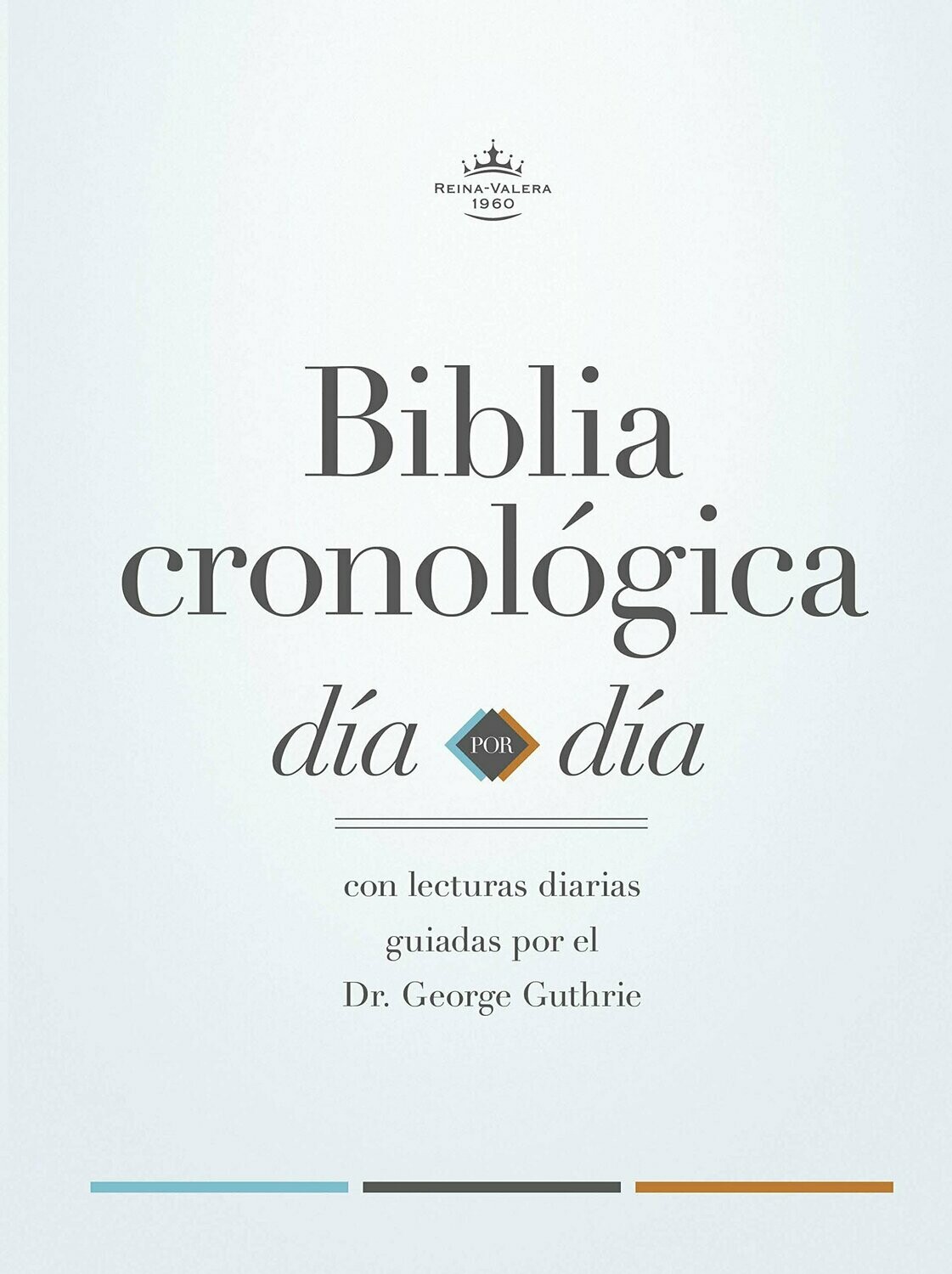 Biblia Cronológica, día por día, tapa dura RVR 1960 (Free Shipping)